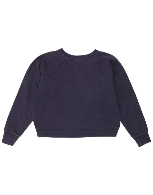 Damska bluza oversize Gap Crop Graphic UK 10, mała, granatowa