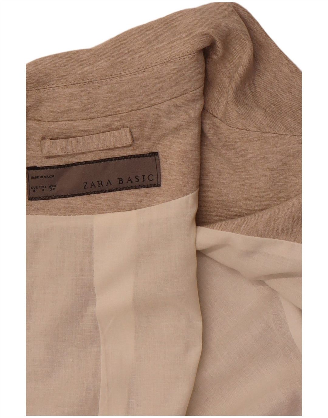 Damska marynarka ZARA zapinana na 1 guzik UK 12, średni brąz