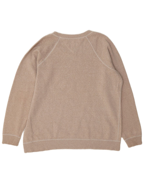 Damska bluza z grafiką Tommy Hilfiger Jumper UK 10 Small Beige Flecked