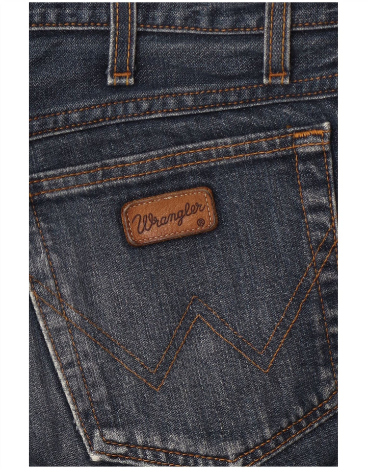 Męskie proste dżinsy Wrangler W34 L33 niebieskie