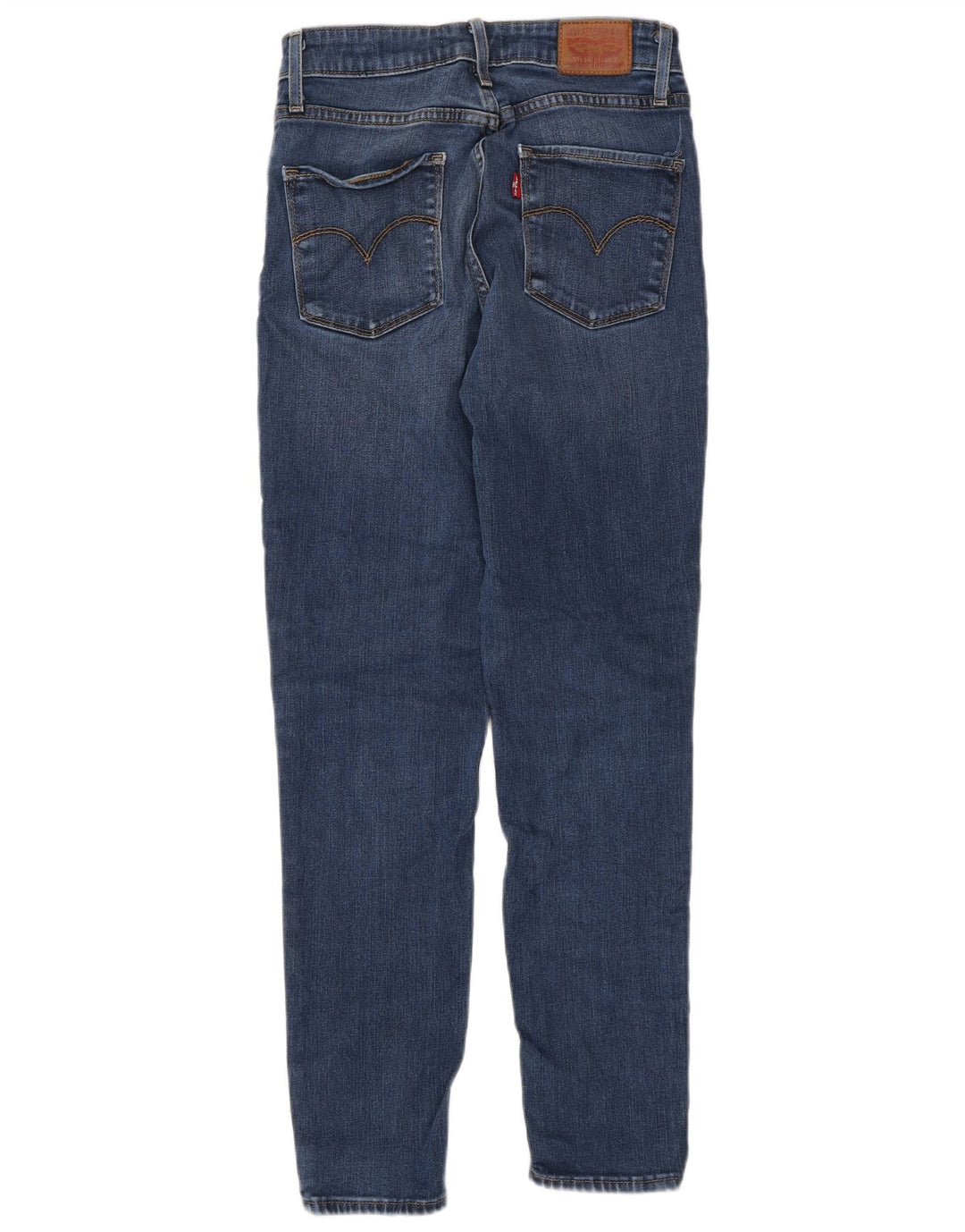 Damskie jeansy Levi's 721 z wysokim stanem W27 L30 Niebieski Lyocell