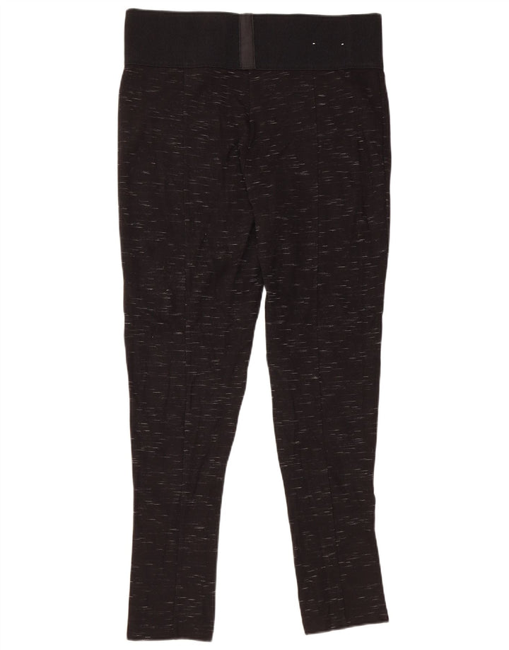 Legginsy damskie Calvin Klein UK 14, duże, czarne, nakrapiane, ze sztucznego jedwabiu