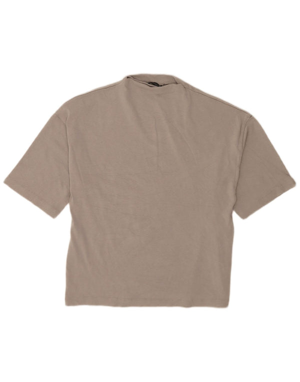 Damska koszulka oversize Zara Top UK 10 Small Grey