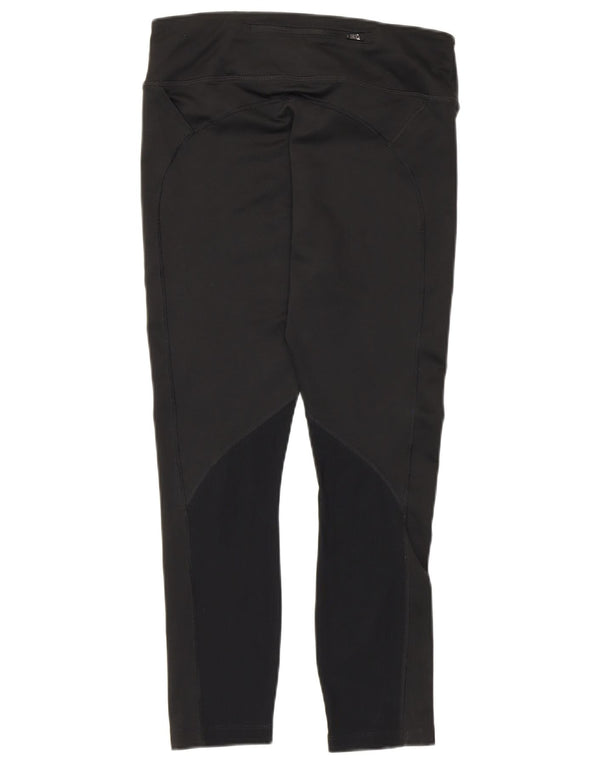 Damskie legginsy Nike Dri Fit UK 12, średni czarny poliester