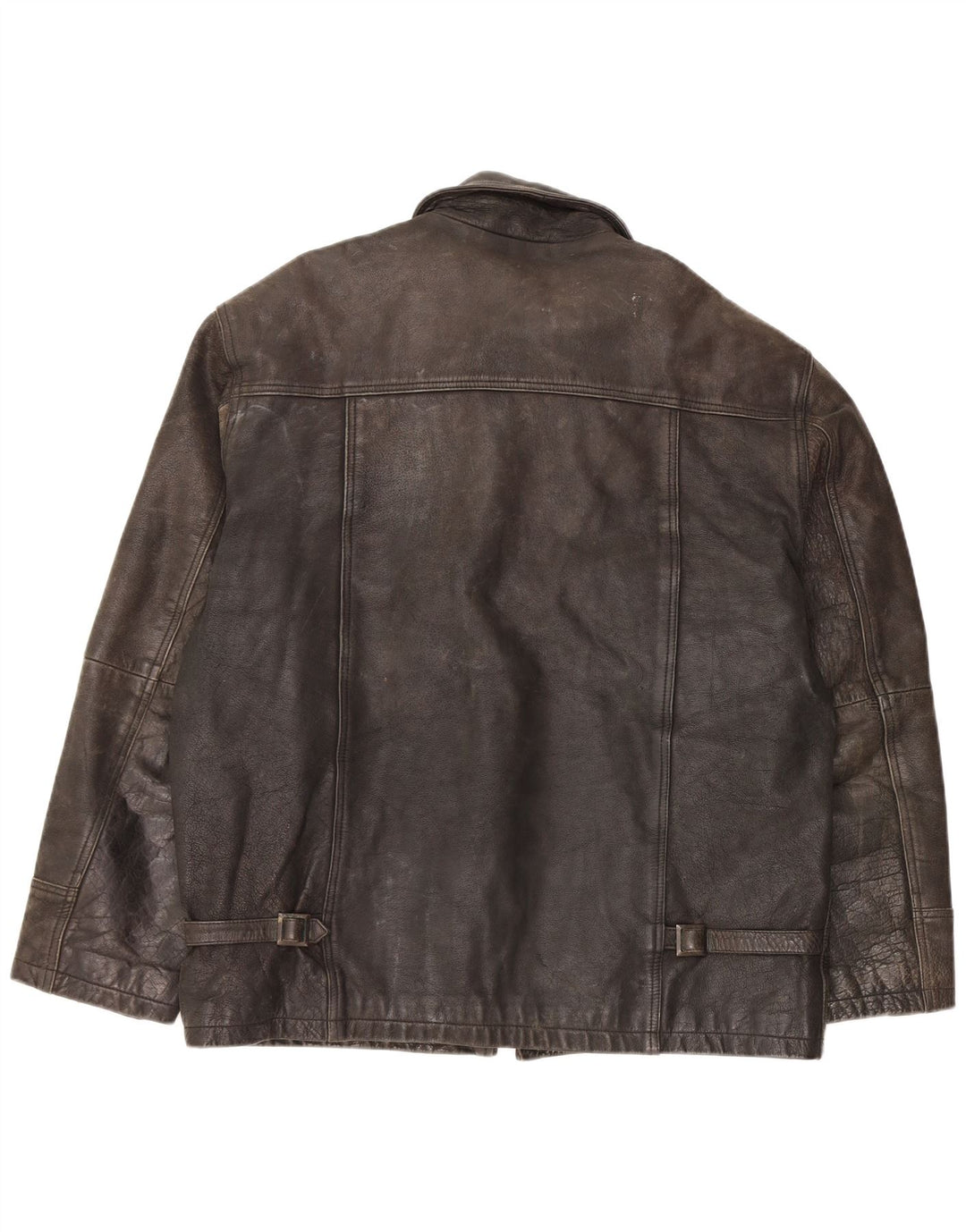 Męska kurtka skórzana Tauri UK 42 XL Czarna skóra