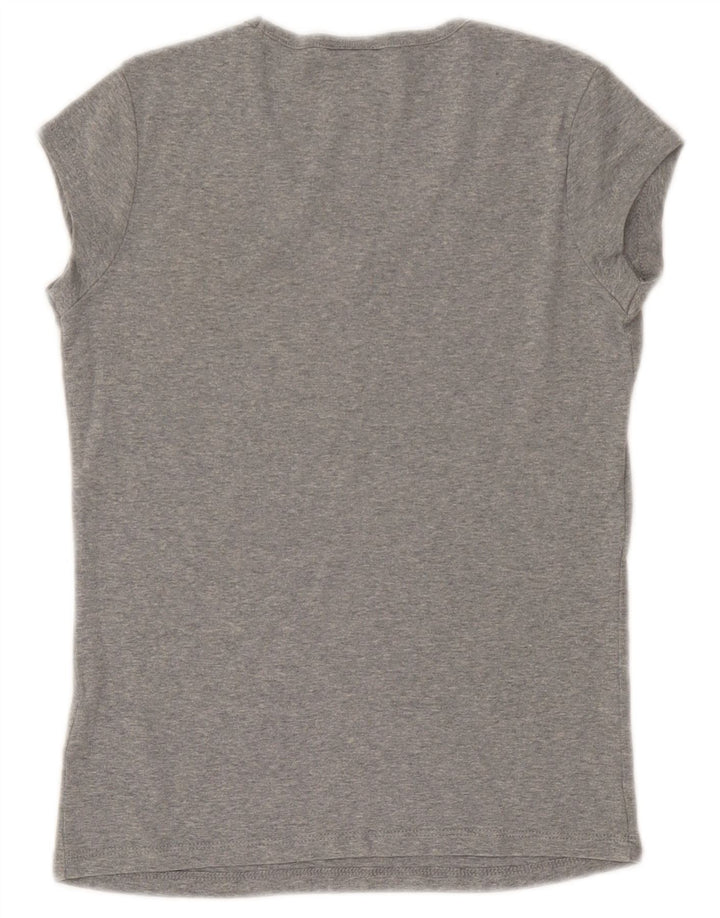 T-shirt damski Nike Top UK 10/12 Średnioszary, bawełniany nakrapiany