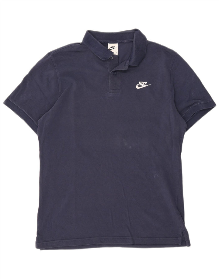 Męska koszulka polo Nike, średni kolor granatowy