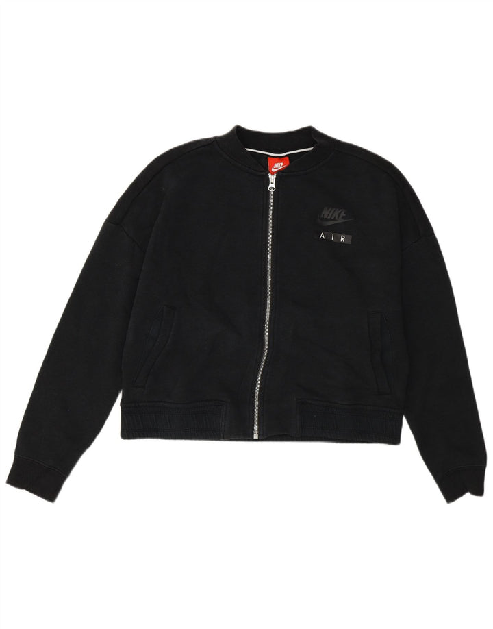 Damska bluza dresowa Nike Crop Graphic Oversize UK 10, mała czarna