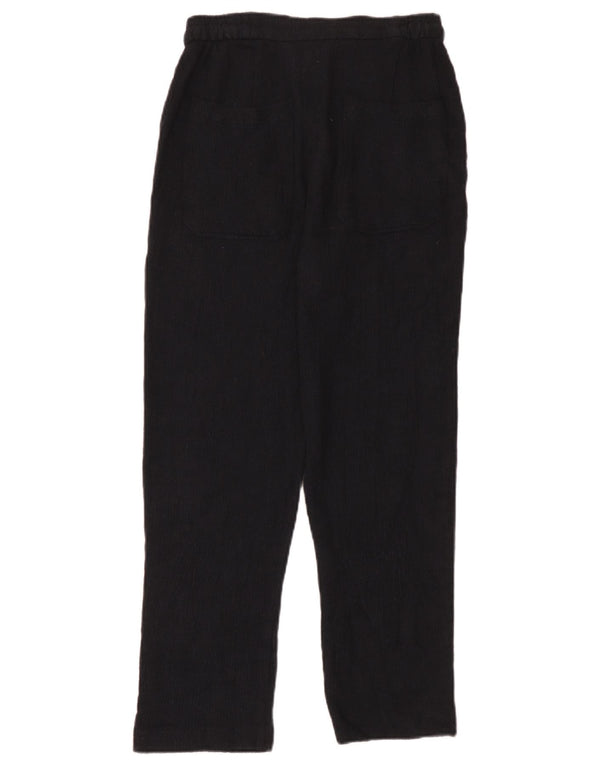 Zara Damskie proste spodnie chino z wysokim stanem, małe W26 L26 czarne