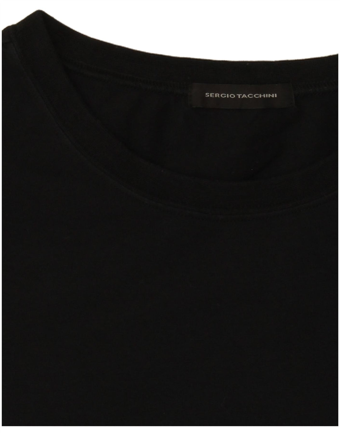 Damski top SERGIO TACCHINI z długim rękawem UK 14, średni czarny