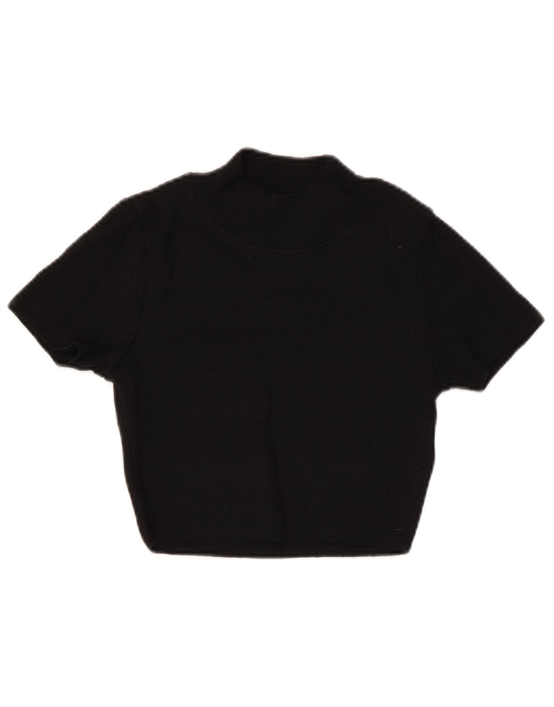 Damski sweter z krótkim rękawem i golfem ZARA UK 8 Small Black