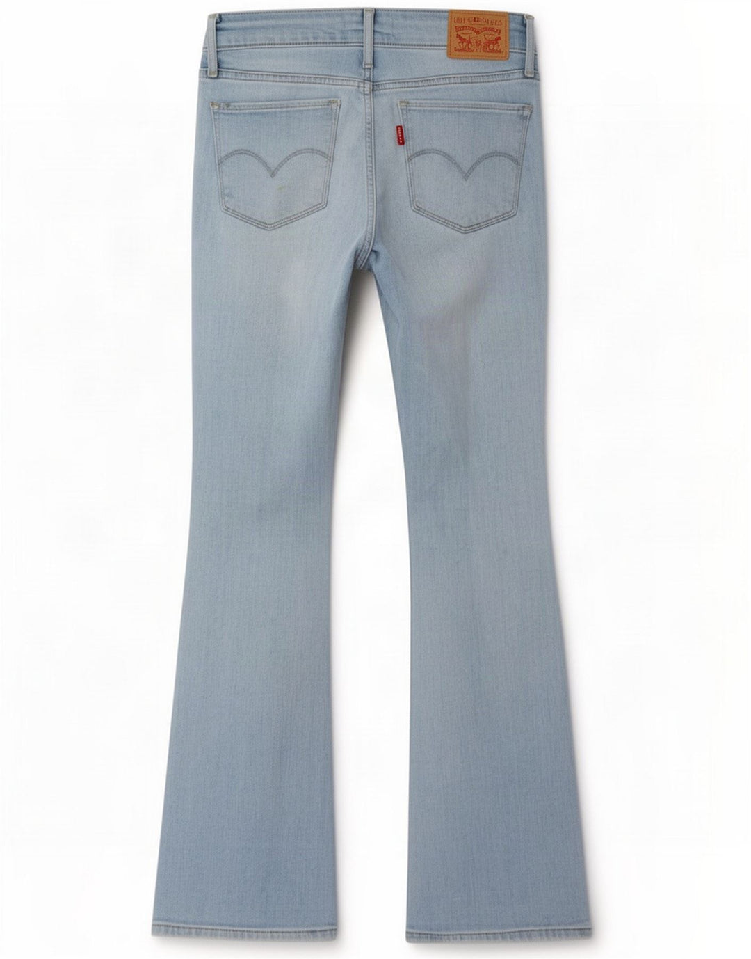 Damskie jeansy Levi's 715 Distressed Bootcut W26 L30 Niebieskie bawełniane