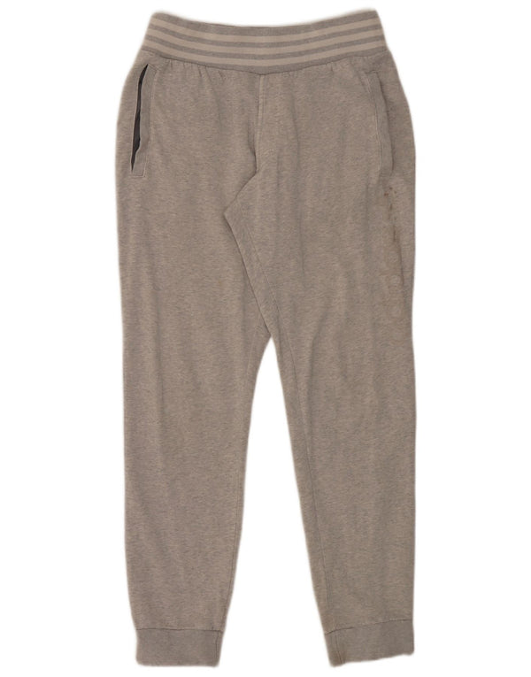 Damskie spodnie dresowe Adidas Joggers UK 14 Średnioszare, bawełniane nakrapiane
