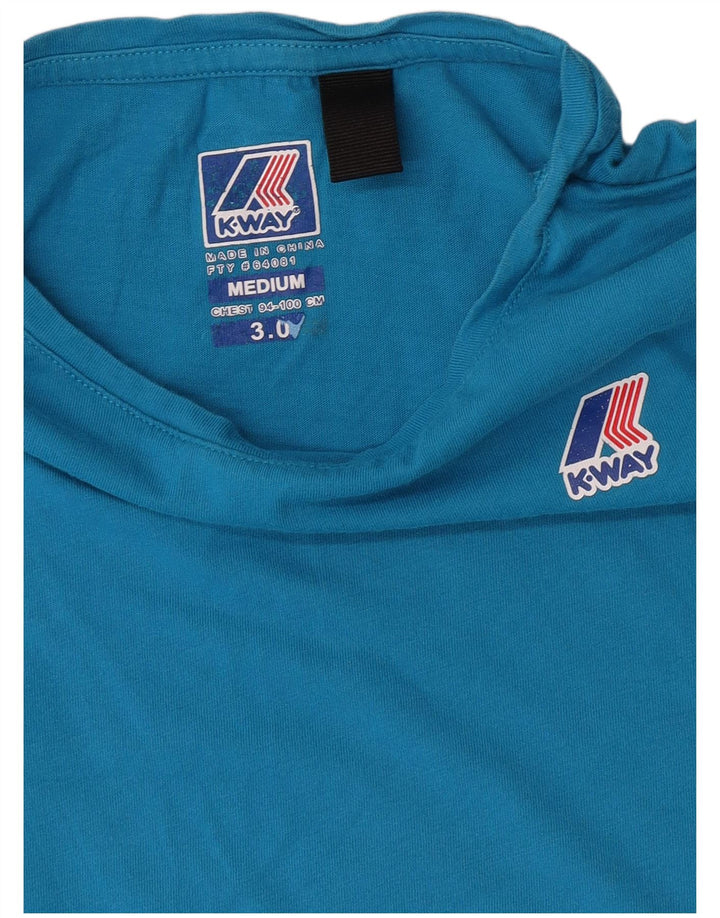 T-shirt damski K-Way Top UK 14 Średni niebieski
