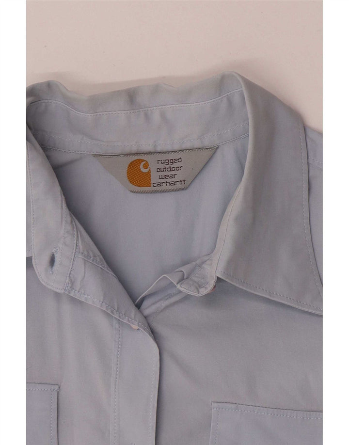 Damska koszulka z krótkim rękawem Carhartt UK 8, mała niebieska