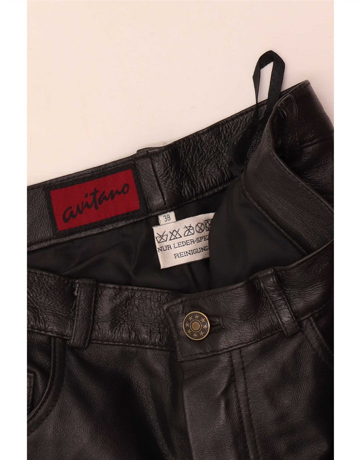 Spodnie damskie Avitano Slim skórzane EU 38 Medium W26 L33 czarne