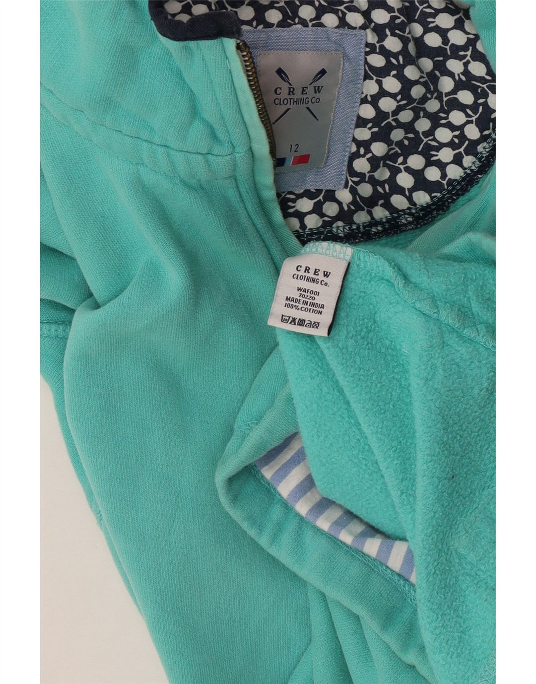 CREW CLOTHING Damski sweter oversize UK 12, średni zielony