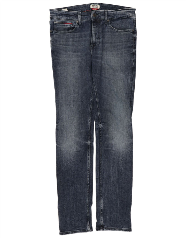 Męskie jeansy slim fit Tommy Hilfiger W32 L32 Niebieskie