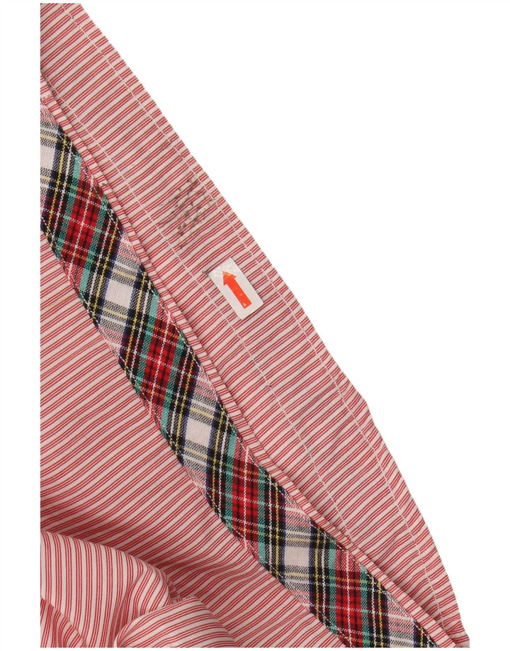 MARLBORO CLASSICS Męska koszula slim fit w duże różowe prążki