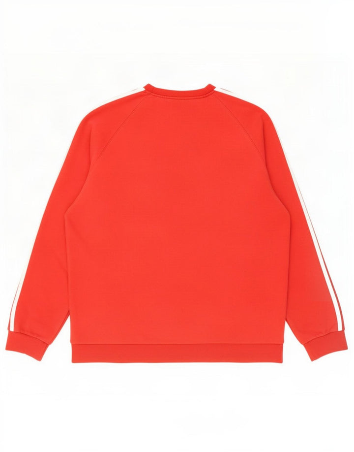 Adidas Męska Bluza Sweter 2XL Czerwona Bawełna