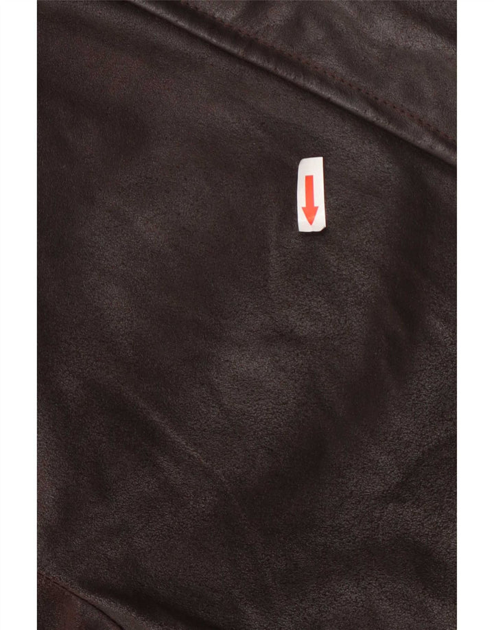 Vintage damska kurtka skórzana IT 44 Medium Brown