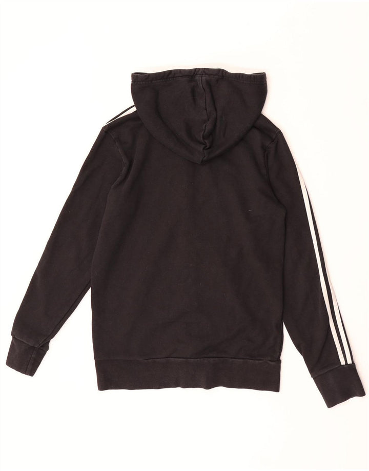 Adidas Męski sweter z kapturem i zamkiem błyskawicznym, mały, czarny