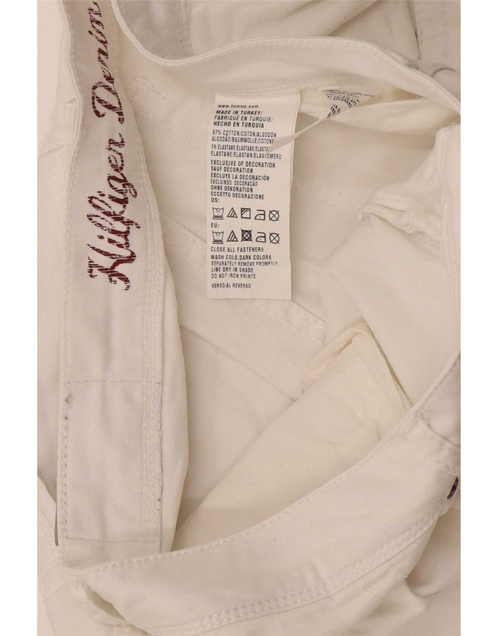Męskie jeansy slim fit Tommy Hilfiger W34 L34 Biała bawełna
