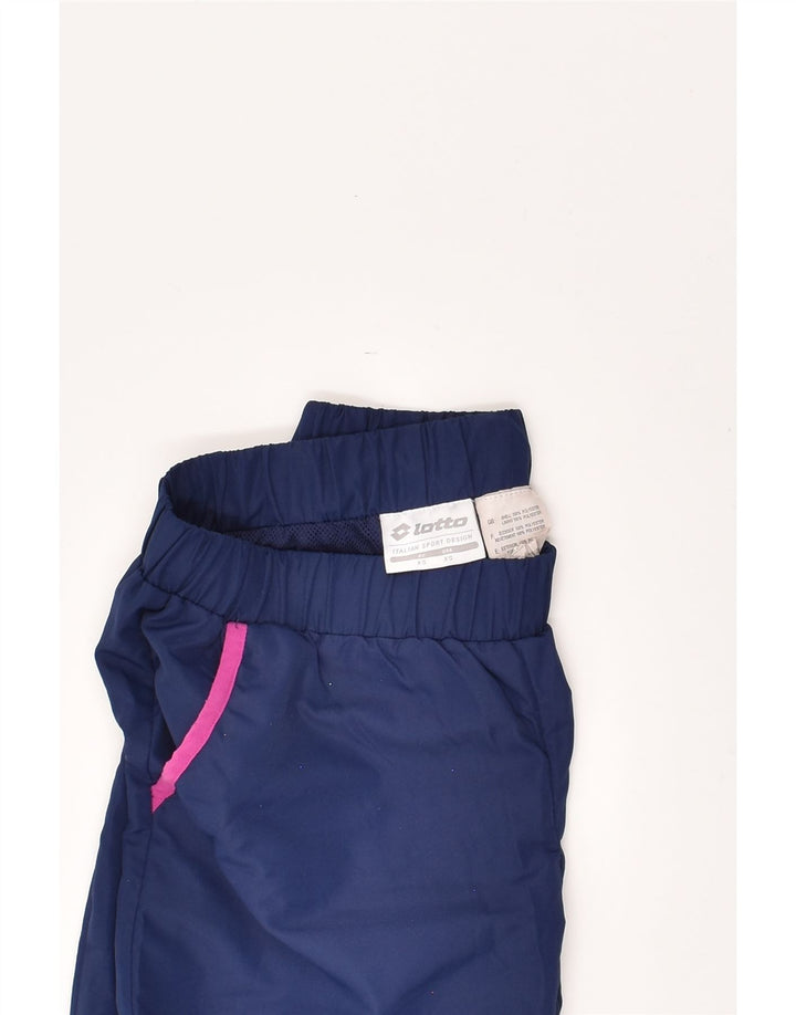 LOTTO Womens Tracksuit Trousers UK 6 XS Blue Polyester | Vintage Lotto | Thrift | Second-Hand Lotto | Used Clothing | Messina Hembry 