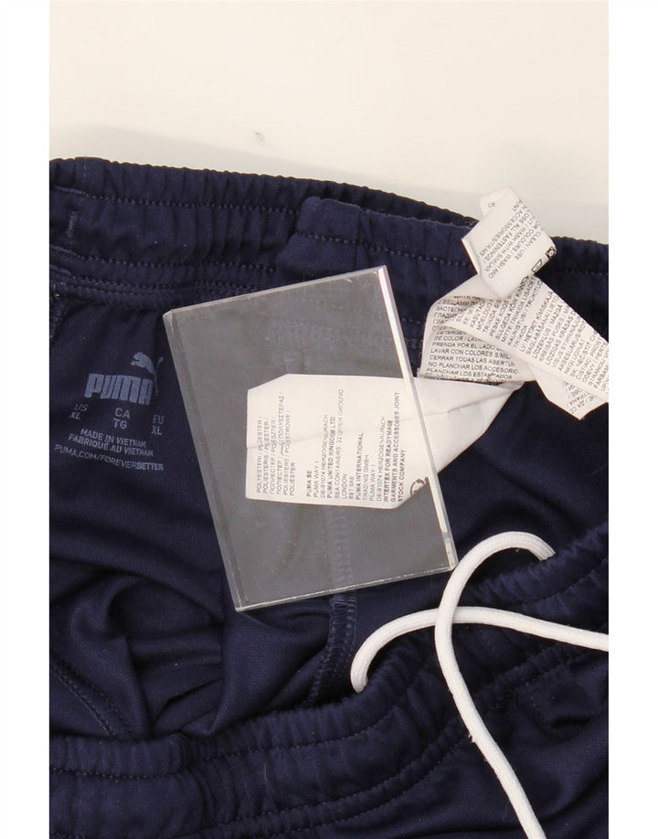PUMA Mens Tracksuit Trousers Joggers XL  Navy Blue Polyester Vintage Puma and Second-Hand Puma from Messina Hembry 