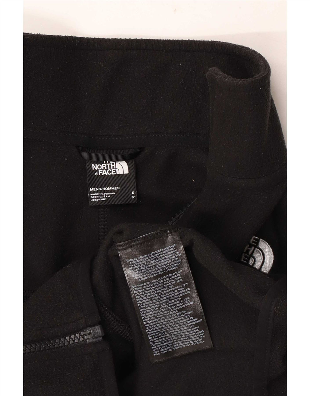 Męska kurtka polarowa The North Face Liner UK 36, mała, czarna, z poliestru