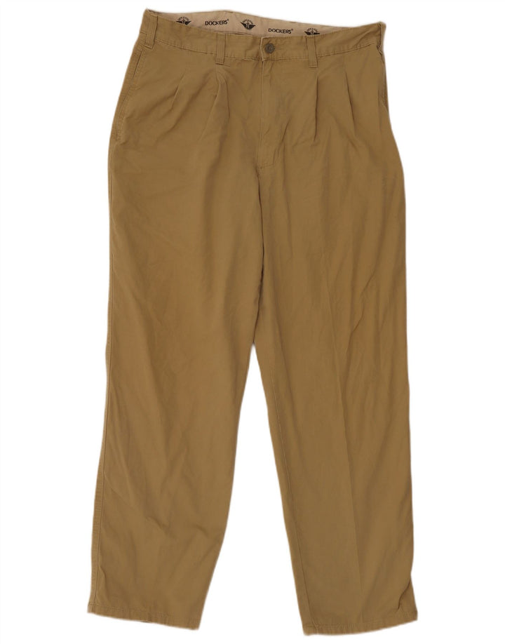 Męskie spodnie Chino Dockers W34 L30 Khaki