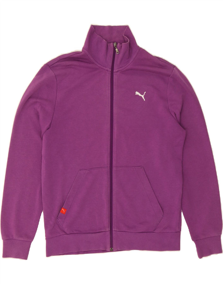 PUMA Mens Tracksuit Top Jacket Medium Purple Cotton Vintage Puma and Second-Hand Puma from Messina Hembry 