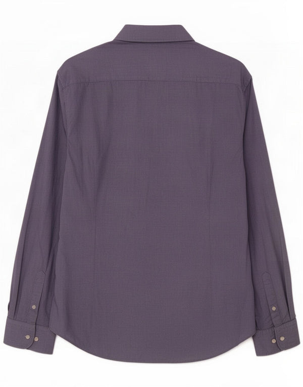 Koszula męska Massimo Dutti XL niebieska bawełniana
