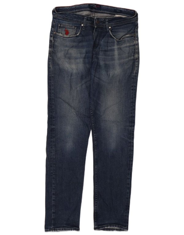 US Polo Assn. Męskie jeansy slim W31 L30 granatowe