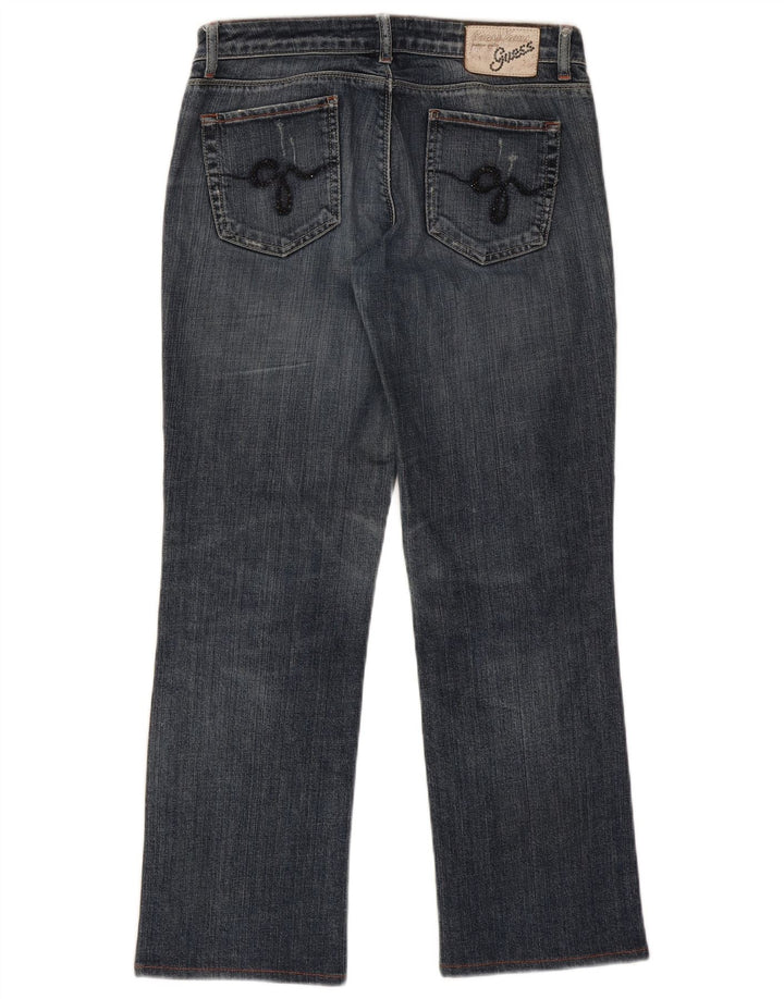 Damskie proste dżinsy GUESS W29 L27 niebieskie