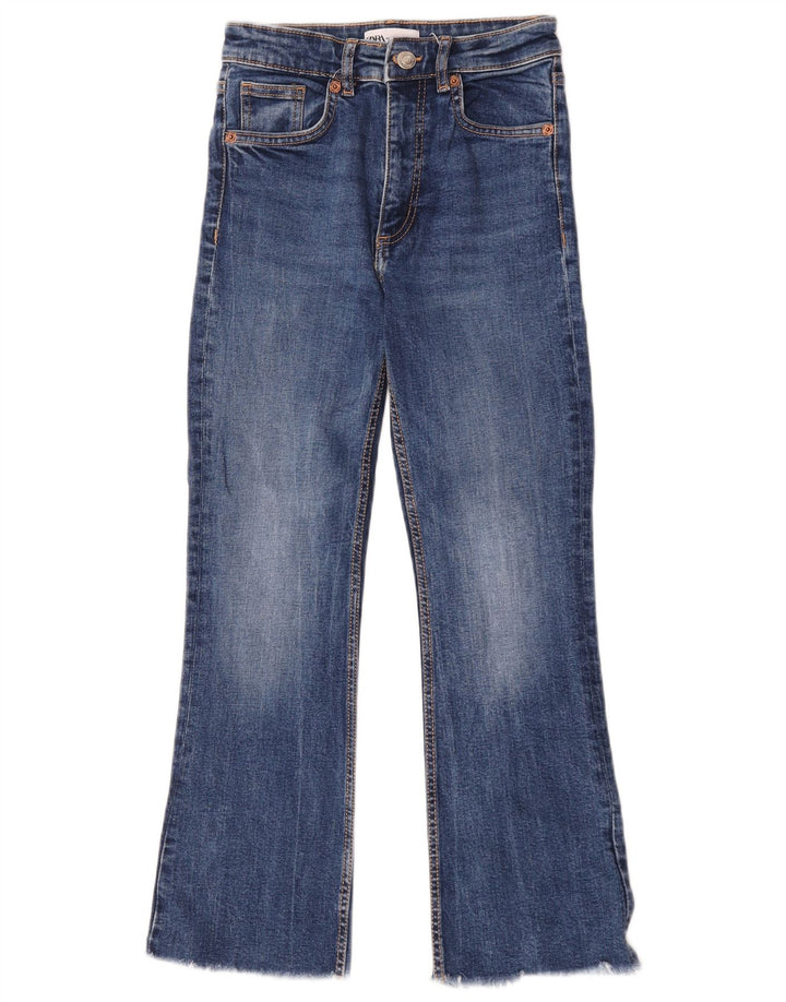 Jeansy damskie Bootcut Zara EU 34 2XS W24 L25 Niebieskie