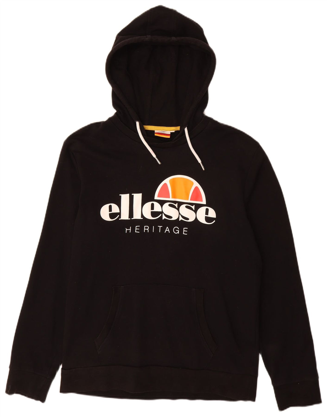 Męski sweter z kapturem ELLESSE Heritage Graphic XL, czarny, bawełniany