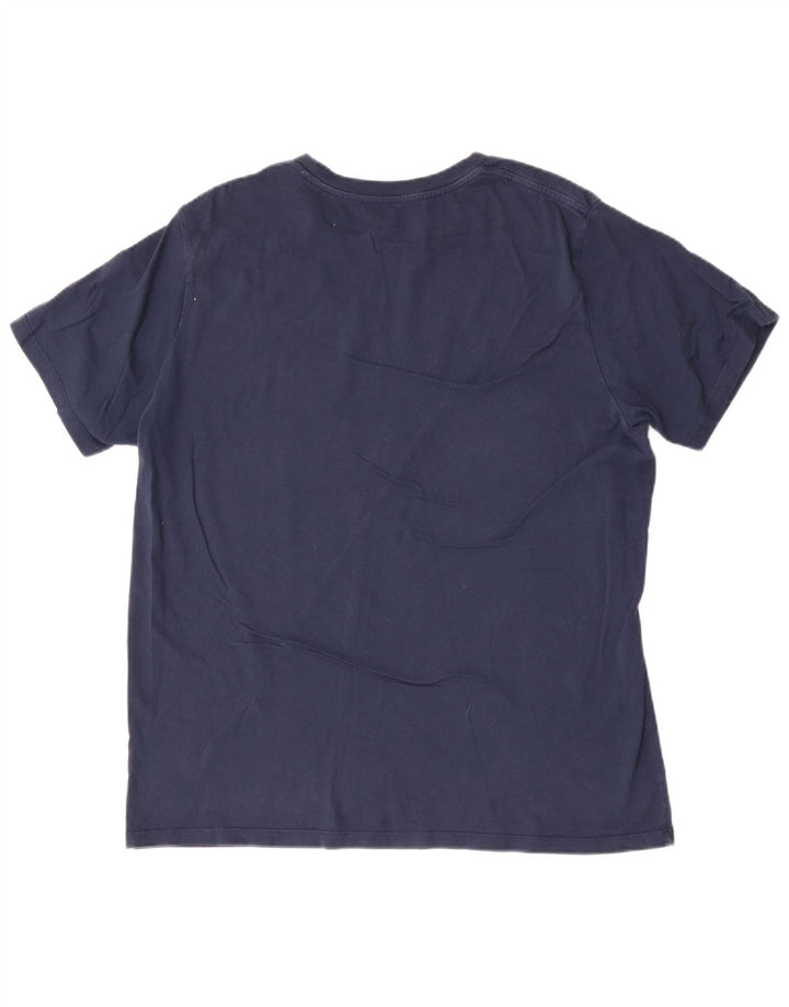 Męski T-shirt Levi's o standardowym kroju z grafiką, duży, granatowy