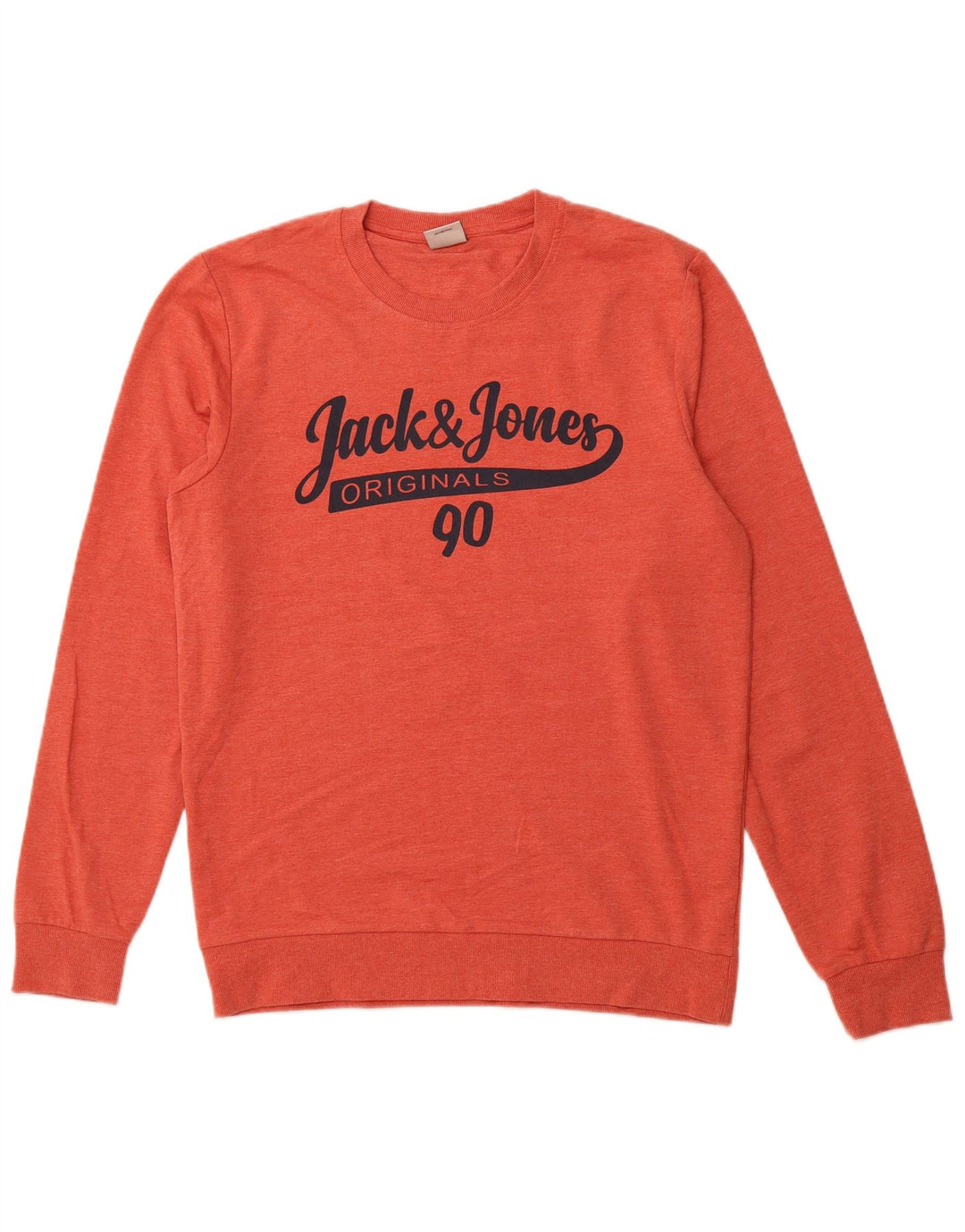 JACK & JONES Mens Graphic Sweatshirt Jumper Medium Red Polyester