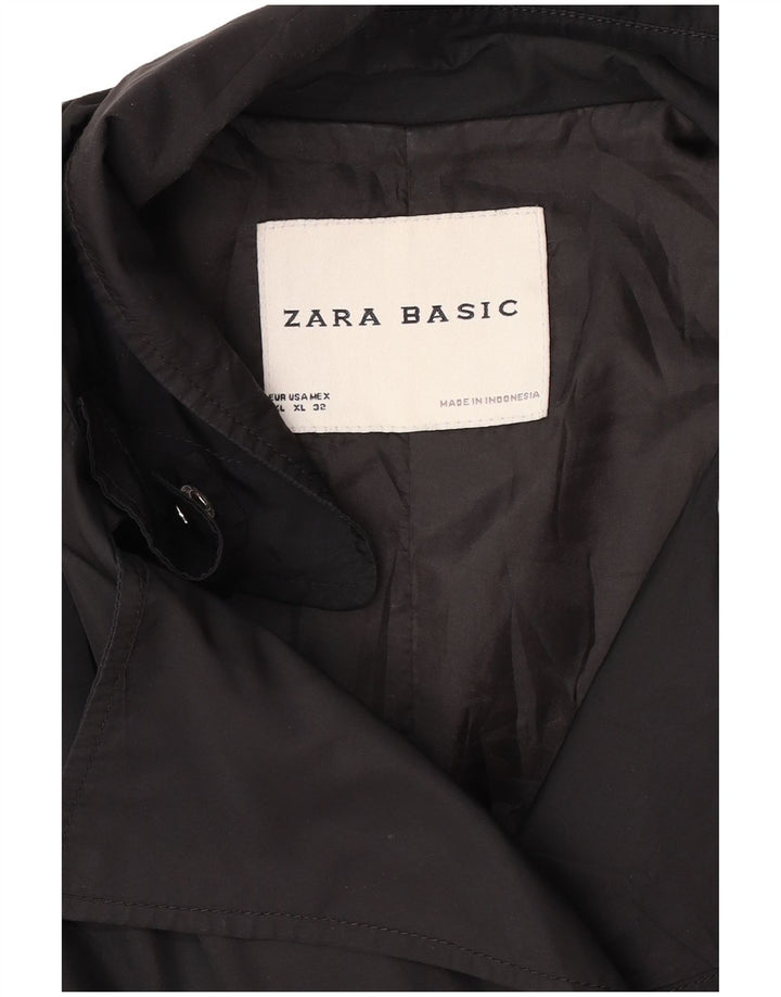 Trencz damski Zara UK 18 XL czarny