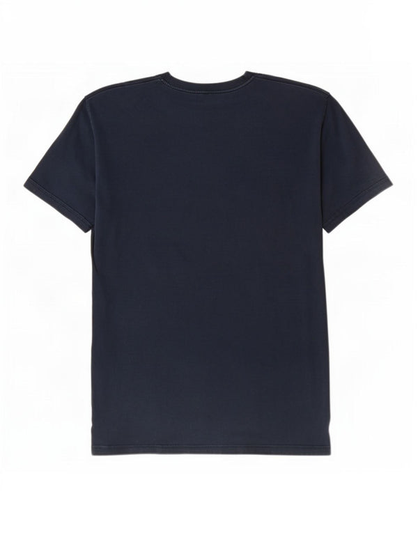 T-shirt męski Vans o klasycznym kroju, średni, granatowy, bawełniany