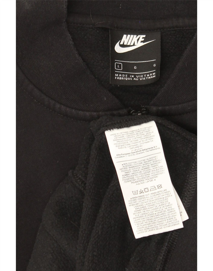 Męska bluza dresowa Nike, duża, czarna, bawełniana
