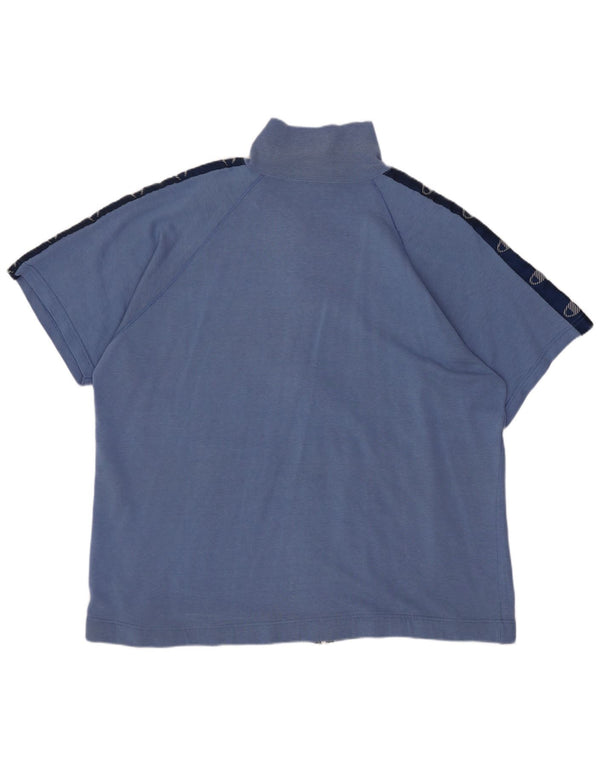 Damska kurtka dresowa Champion Oversized Graphic UK 16, duża niebieska