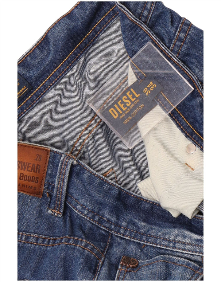 Diesel Męskie Dexter Bootcut Jeansy W36 L34 Niebieskie Bawełniane