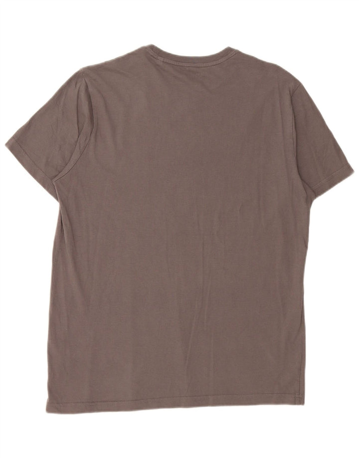 Męski T-shirt z grafiką JACK WILLS o klasycznym kroju, średnioszary