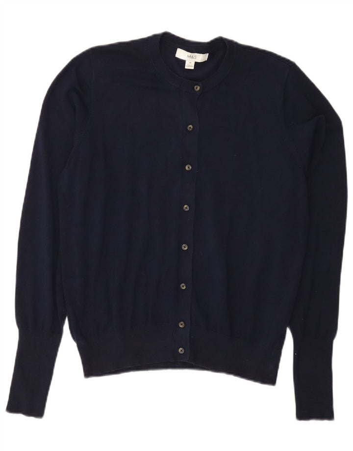 Sweter damski Marks & Spencer UK 14, średni granatowy, wiskoza