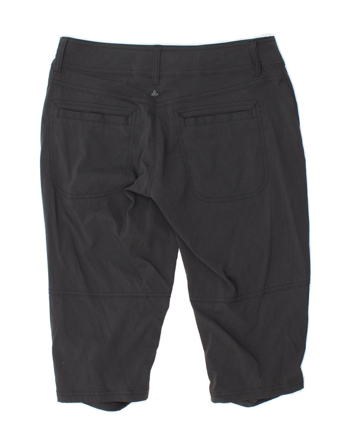 PRANA Womens Bermuda Shorts US 4 Small W30 Black Nylon Vintage Prana and Second-Hand Prana from Messina Hembry 