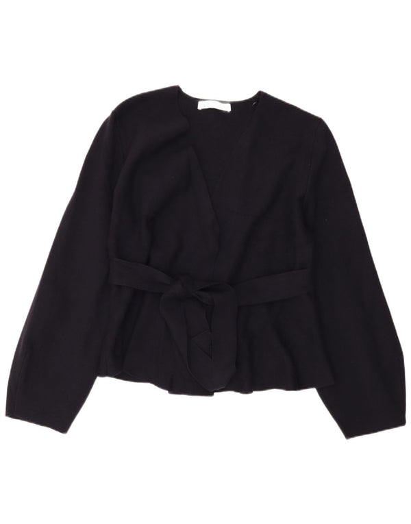 Sweter damski Zara Cardigan UK 10 Small Granatowy poliamid