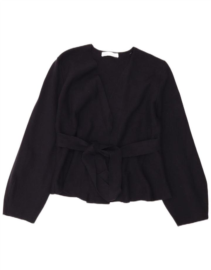 Sweter damski Zara Cardigan UK 10 Small Granatowy poliamid