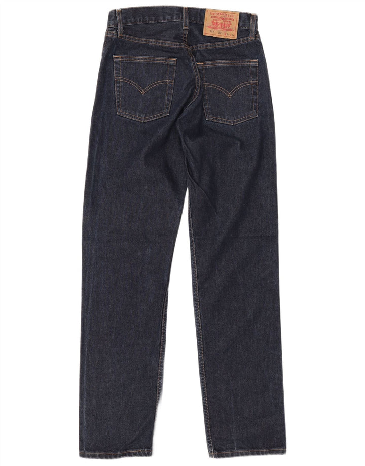 Męskie jeansy LEVI'S 521 Tapered W30 L34 Granatowa bawełna